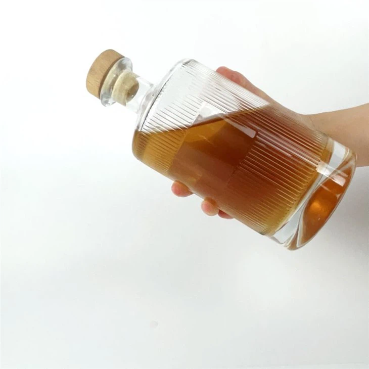 شعار مخصص طباعة شكل الشعار 500 مل 700 مل 750 مل المشروبات الروحية التكيلا الفودكا براندي الويسكي الروم الجن الخمور زجاجة زجاجية