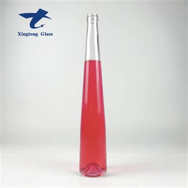 زجاجة مياه زجاجية 375 مل مع غطاء لولبي